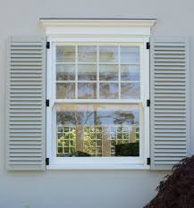 Premium Classic Louvered Exterior Window Shutters